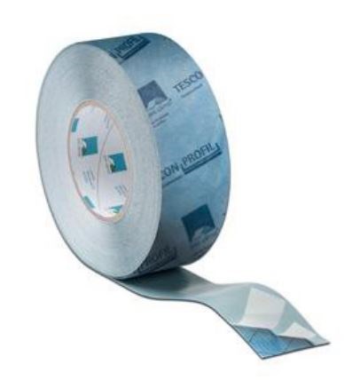 proclima TESCON PROFIL, Eckklebeband mit Vliesträger 60 mm, Rolle 30 m